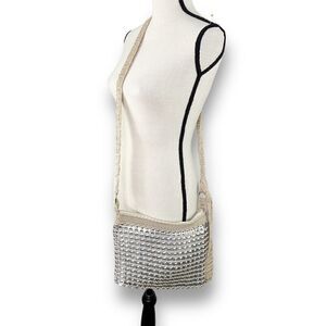 Hand Made Natural Color Aluminum Soda Tab Purse Lined